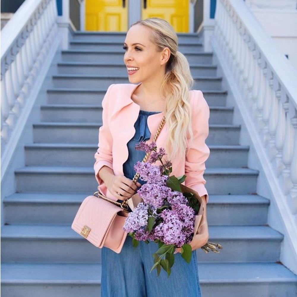 Elegant Balllet Pink Blazer
